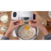 Robot de bucătărie planetar BOSCH Serie S2 MUMS2 MUMS2EW40, 700W (4 trepte), Bol inox 3.8l, Set de patiserie, Soft Start, Design compact, Control electronic al puterii, G4.4kg, Fully White