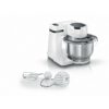 Robot de bucătărie planetar BOSCH Serie S2 MUMS2 MUMS2EW00  700W (4 trepte)  Bol inox 3.8l  Set de patiserie  Soft Start  Design compact  Control electronic al puterii  G4.4kg  Fully White