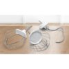 Robot de bucătărie planetar BOSCH Serie S2 MUMS2 MUMS2EW00, 700W (4 trepte), Bol inox 3.8l, Set de patiserie, Soft Start, Design compact, Control electronic al puterii, G4.4kg, Fully White