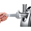 Mașină de tocat carne BOSCH ProPower MFW68640, 800W, 3 discuri incluse depozitabile (3mm, 4.8mm, 8mm), 4,3kg/min, 10 funcții, Buton inversare, Pâlnie cârnați, Accesoriu Kebbe, Mâner, 79dBA