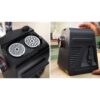 Mașină de tocat carne BOSCH Serie 4 MultiPower MFWS440B, Vârf 2000W (2 trepte și revers), Nominală 500W, 2.5kg/min, Răzătoare, Cârnați, Kebbe, Cuțit două tăișuri, Neagră