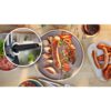 Mașină de tocat carne BOSCH Serie 4 MultiPower MFWS440B, Vârf 2000W (2 trepte și revers), Nominală 500W, 2.5kg/min, Răzătoare, Cârnați, Kebbe, Cuțit două tăișuri, Neagră