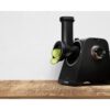 Mașină de tocat carne BOSCH Serie 4 MultiPower MFWS440B, Vârf 2000W (2 trepte și revers), Nominală 500W, 2.5kg/min, Răzătoare, Cârnați, Kebbe, Cuțit două tăișuri, Neagră