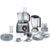 Robot de bucătărie BOSCH MultiTalent 8 MC812M844  1250W  Oțel inoxidabil periat  50 de funcţii  Bol XXL cu capacitate de 3 9 l  Viteză variabilă  Indicator LED și Funcție Impuls  Sistem SmartStorage  Negru