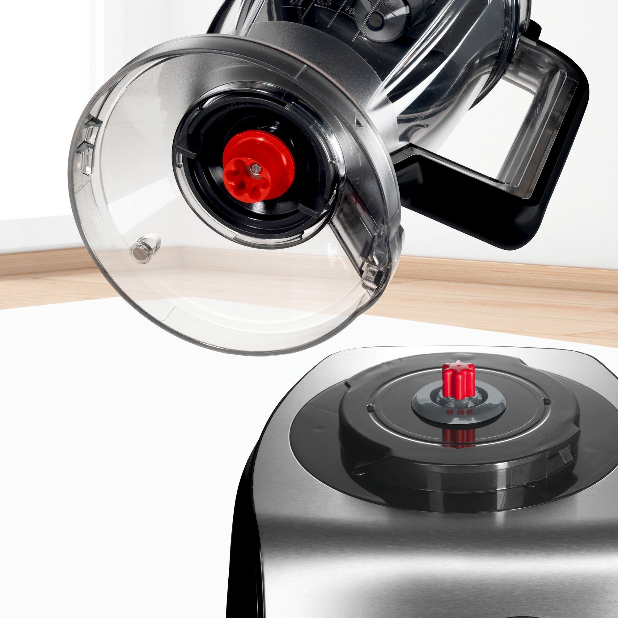 Robot de bucătărie BOSCH MultiTalent 8 MC812M844, 1250W, Oțel inoxidabil periat, 50 de funcţii, Bol XXL cu capacitate de 3,9 l, Viteză variabilă, Indicator LED și Funcție Impuls, Sistem SmartStorage, Negru