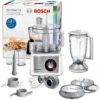 Robot de bucătărie BOSCH MultiTalent 8 MC812S814, 1250W, Brushed Stainless Steel