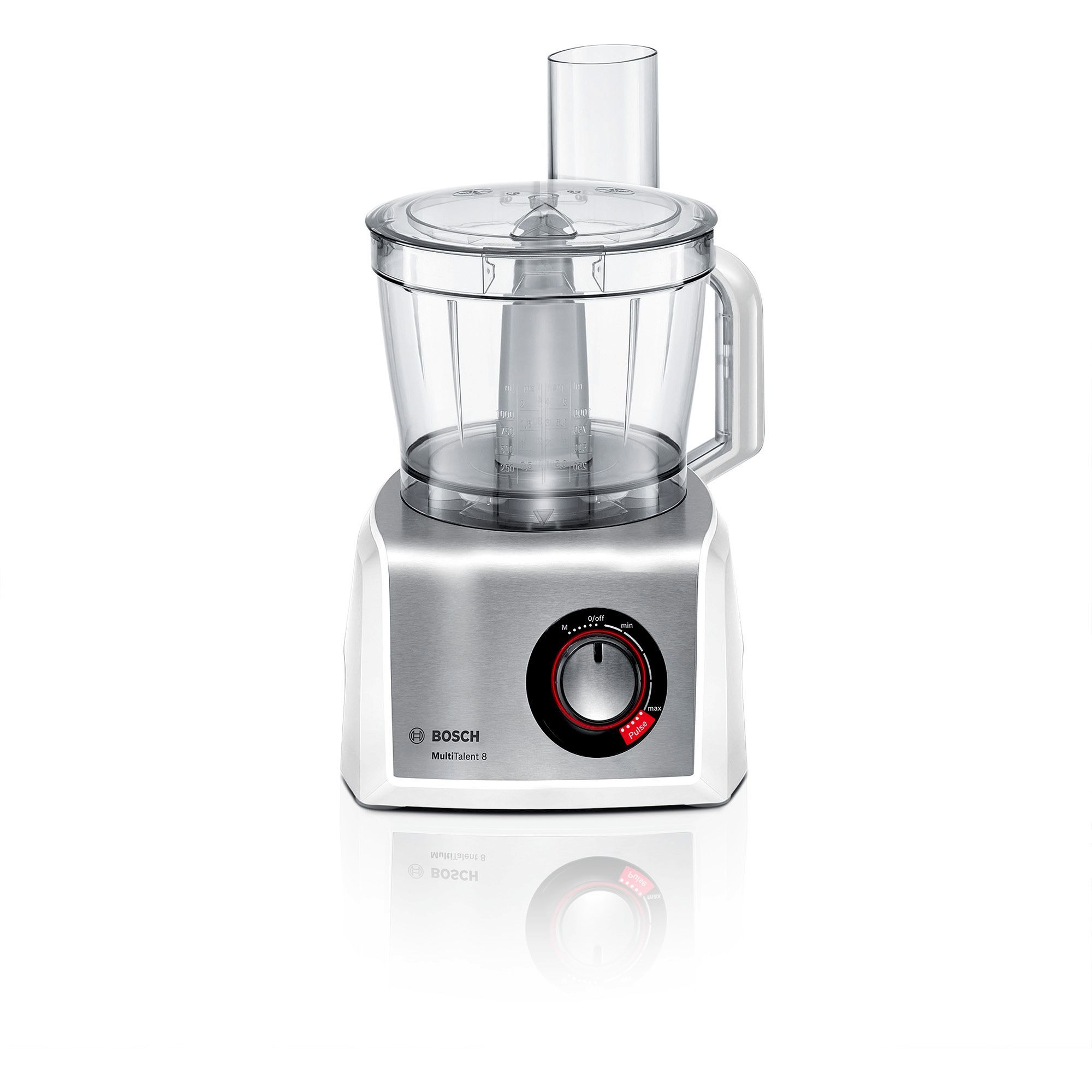 Robot de bucătărie BOSCH MultiTalent 8 MC812S814, 1250W, Brushed Stainless Steel