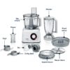 Robot de bucătărie BOSCH MultiTalent 8 MC812W620, 1100W