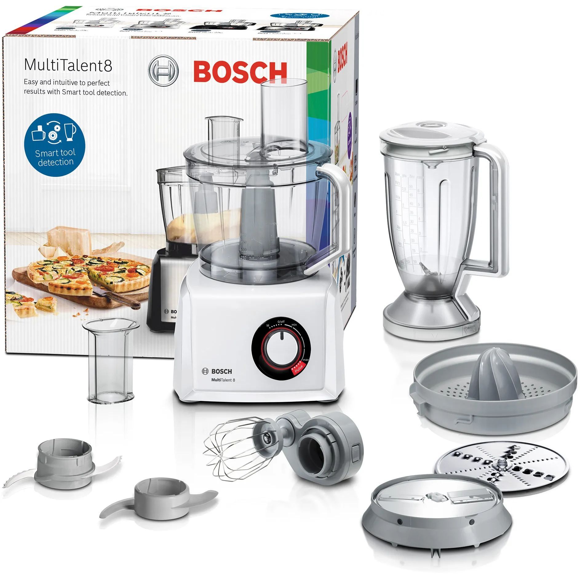 Robot de bucătărie BOSCH MultiTalent 8 MC812W620, 1100W