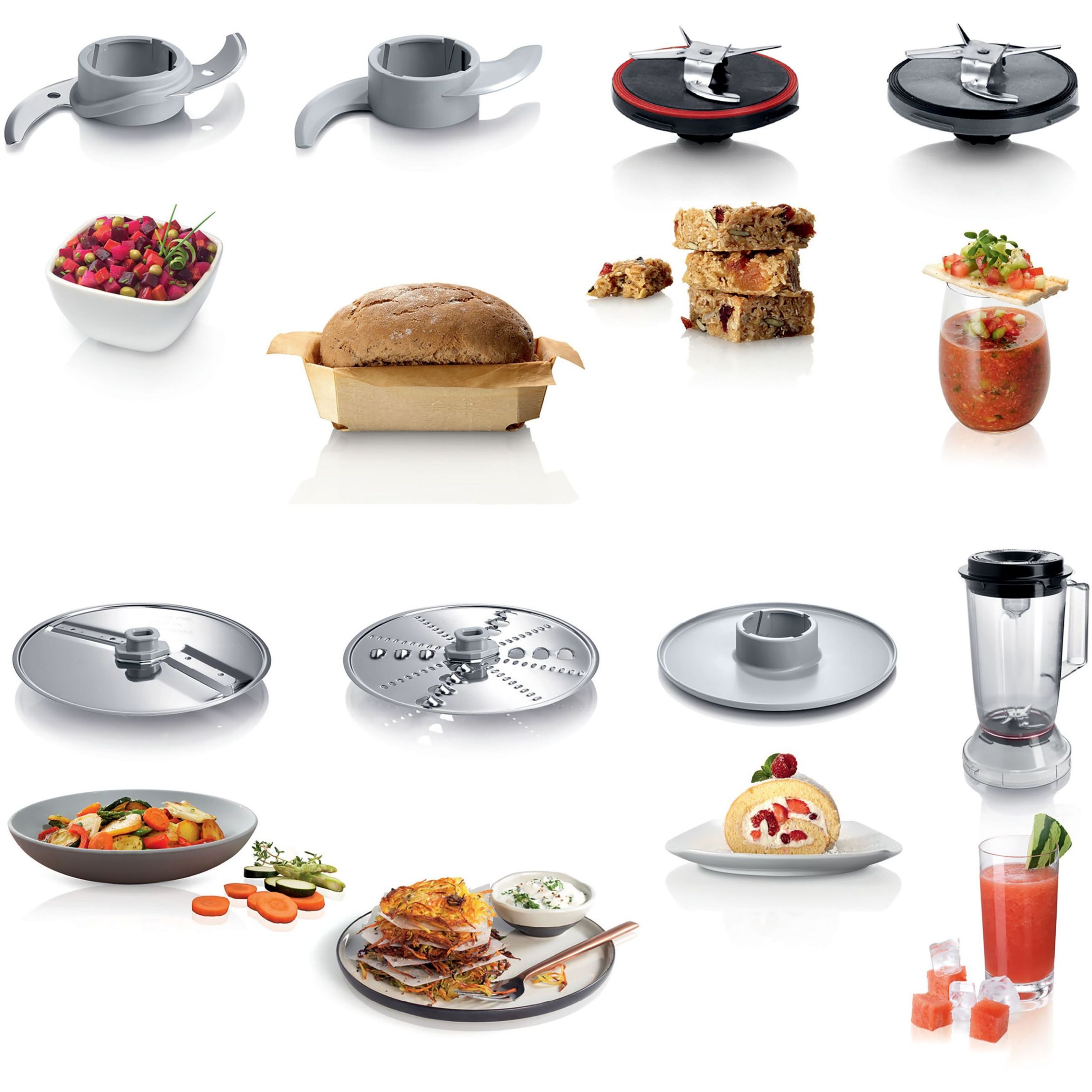 Robot de bucătărie BOSCH MultiTalent 3 MCM3501M, 800W, Brushed Stainless Steel