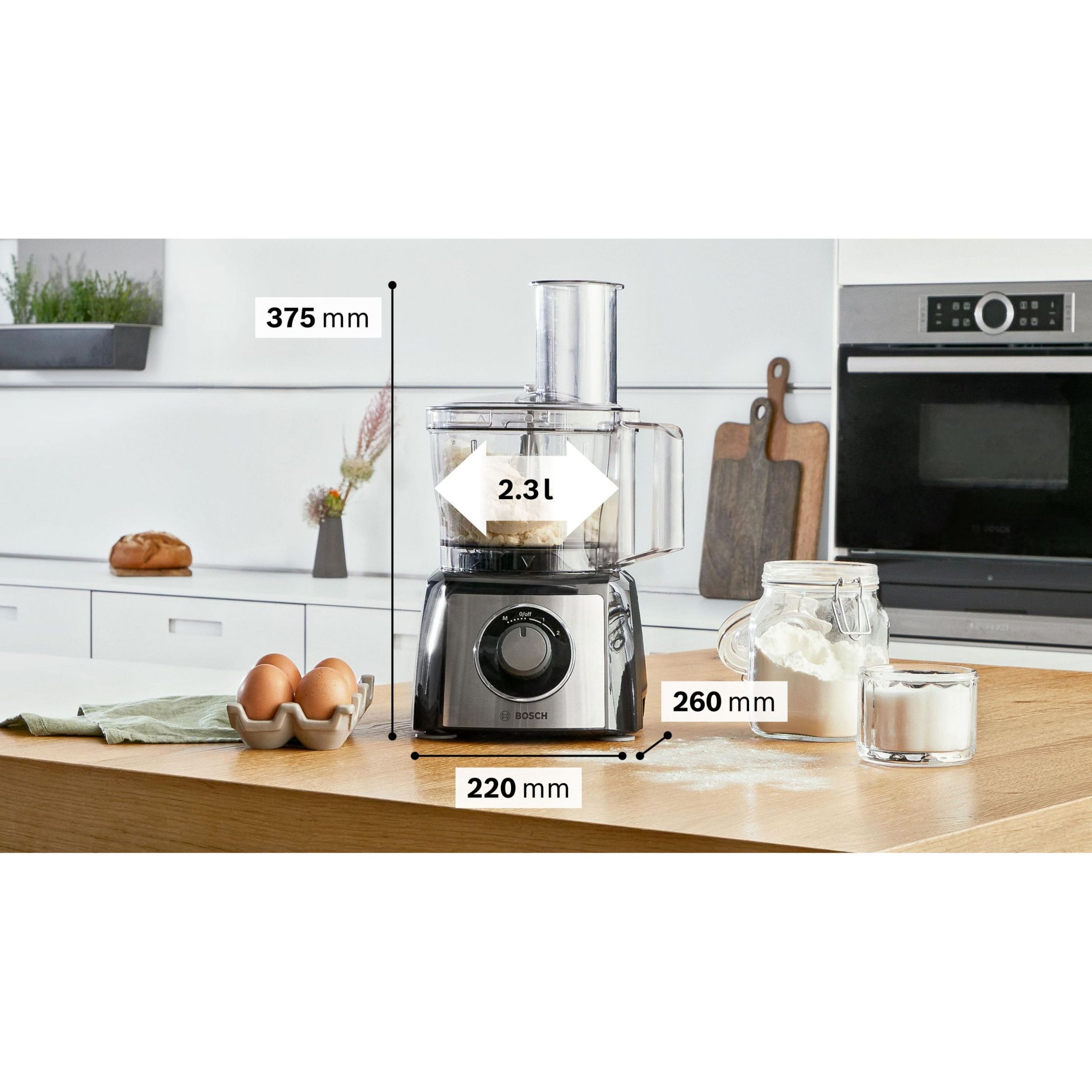 Robot de bucătărie BOSCH MultiTalent 3 Plus MCM3PM386, 900W, Brushed Stainless Steel