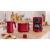 Prăjitor de pâine BOSCH MyMoment TAT2M124, 2 sloturi, Dezghețare, Încălzire, Grătar chifle, High Lift, Roșu