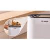 Prăjitor de pâine BOSCH MyMoment TAT2M121, 2 sloturi, Dezghețare, Încălzire, Grătar chifle, High Lift, Alb