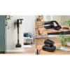 Aspirator vertical BOSCH Serie 10 Unlimited ProPower BCS1051POW, Acc. Li-Ion 5A 18V, Rezervor 0.4l, MicroClean, Filtru HEPA, 80dBA, Negru