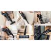 Aspirator vertical BOSCH Serie 10 Unlimited ProPower BCS1051POW, Acc. Li-Ion 5A 18V, Rezervor 0.4l, MicroClean, Filtru HEPA, 80dBA, Negru