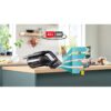 Aspirator vertical BOSCH Serie 10 Unlimited ProPower BCS1051POW, Acc. Li-Ion 5A 18V, Rezervor 0.4l, MicroClean, Filtru HEPA, 80dBA, Negru