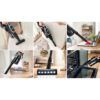 Aspirator vertical BOSCH Serie 10 Unlimited BBS1041GQC, Acc. Li-Ion 4A 18V, Rezervor 0.4l, MicroClean, Filtru HEPA, 80dBA, Graphite