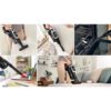 Aspirator vertical BOSCH Serie 10 Unlimited BBS1041RBA,  Acc. Li-Ion 4A 18V, Rezervor 0.4l, MicroClean, Filtru HEPA, 80dBA, Powder Rose