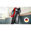 Aspirator vertical BOSCH Serie 10 Unlimited ProAnimal BCS1041PET,  Acc. Li-Ion 4A 18V, Rezervor 0.4l, MicroClean, Filtru HEPA, 80dBA, Roșu
