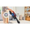 Aspirator vertical BOSCH Serie 10 Unlimited ProAnimal BCS1041PET,  Acc. Li-Ion 4A 18V, Rezervor 0.4l, MicroClean, Filtru HEPA, 80dBA, Roșu