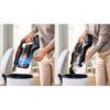 Aspirator vertical BOSCH Serie 10 Unlimited ProAnimal BCS1041PET,  Acc. Li-Ion 4A 18V, Rezervor 0.4l, MicroClean, Filtru HEPA, 80dBA, Roșu