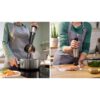Blender de mână BOSCH Serie 6 ErgoMaster MSM6M8X1, 1200W, Control dinamic al vitezei, Ambreiaj ceramic durabil, Funcție impuls, Sistem EasyClick, Stainless Steel