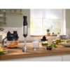 Blender de mână BOSCH Serie 6 ErgoMaster MSM6M8X1, 1200W, Control dinamic al vitezei, Ambreiaj ceramic durabil, Funcție impuls, Sistem EasyClick, Stainless Steel