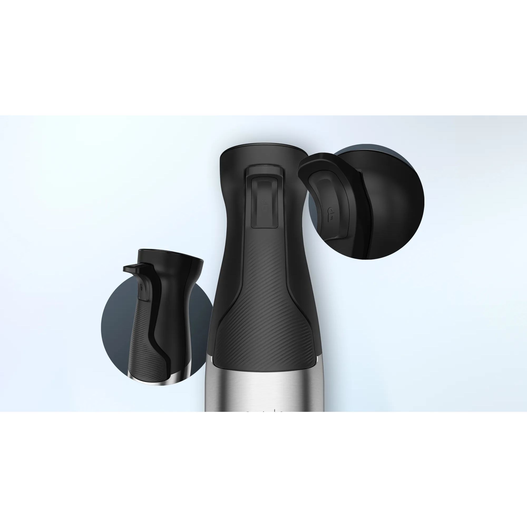 Blender de mână BOSCH Serie 6 ErgoMaster MSM6M8X1, 1200W, Control dinamic al vitezei, Ambreiaj ceramic durabil, Funcție impuls, Sistem EasyClick, Stainless Steel