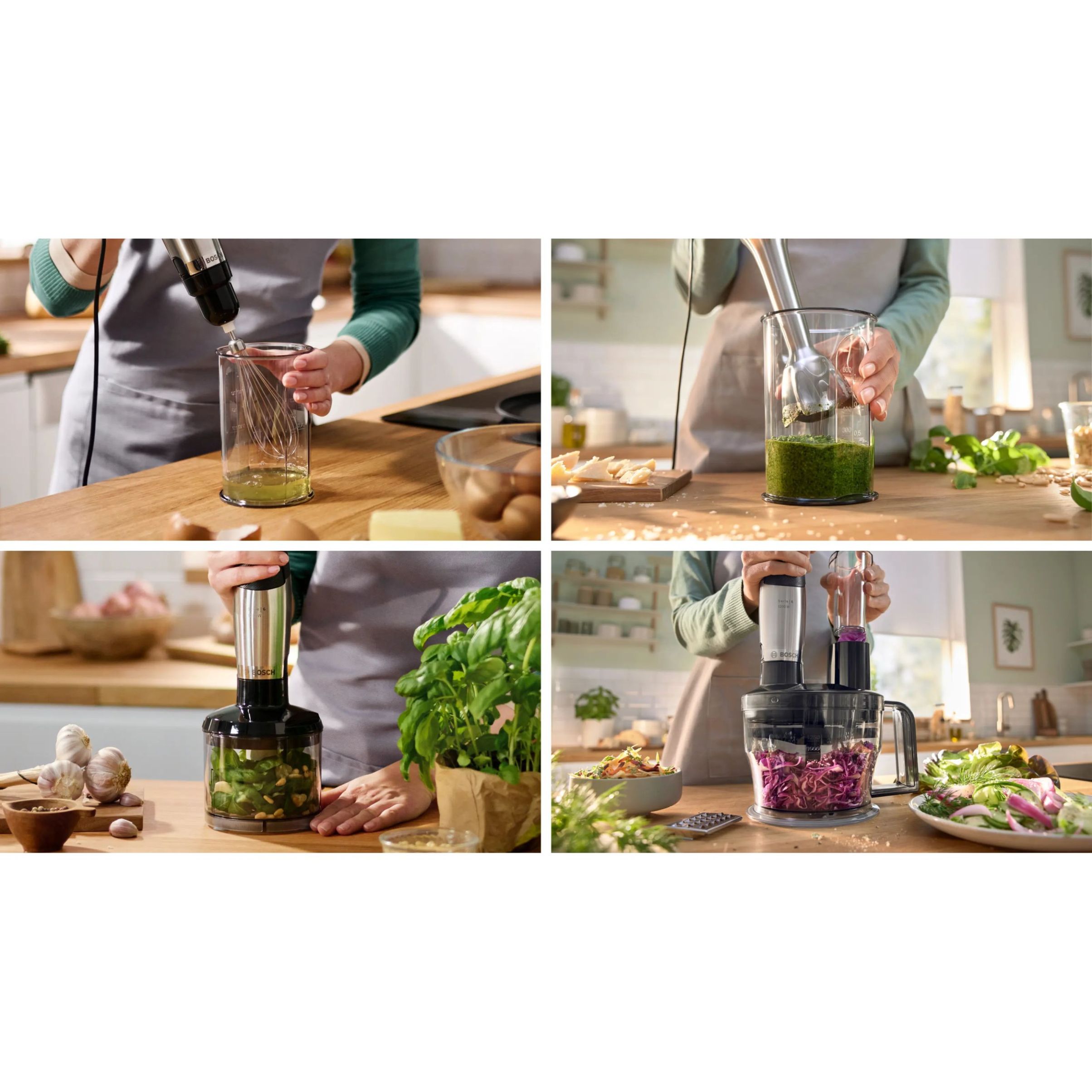 Blender de mână BOSCH Serie 6 ErgoMaster MSM6M871, 1200W, Inox
