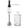 Blender de mână BOSCH Serie 4 ErgoMaster MSM4W210, 600W, Alb