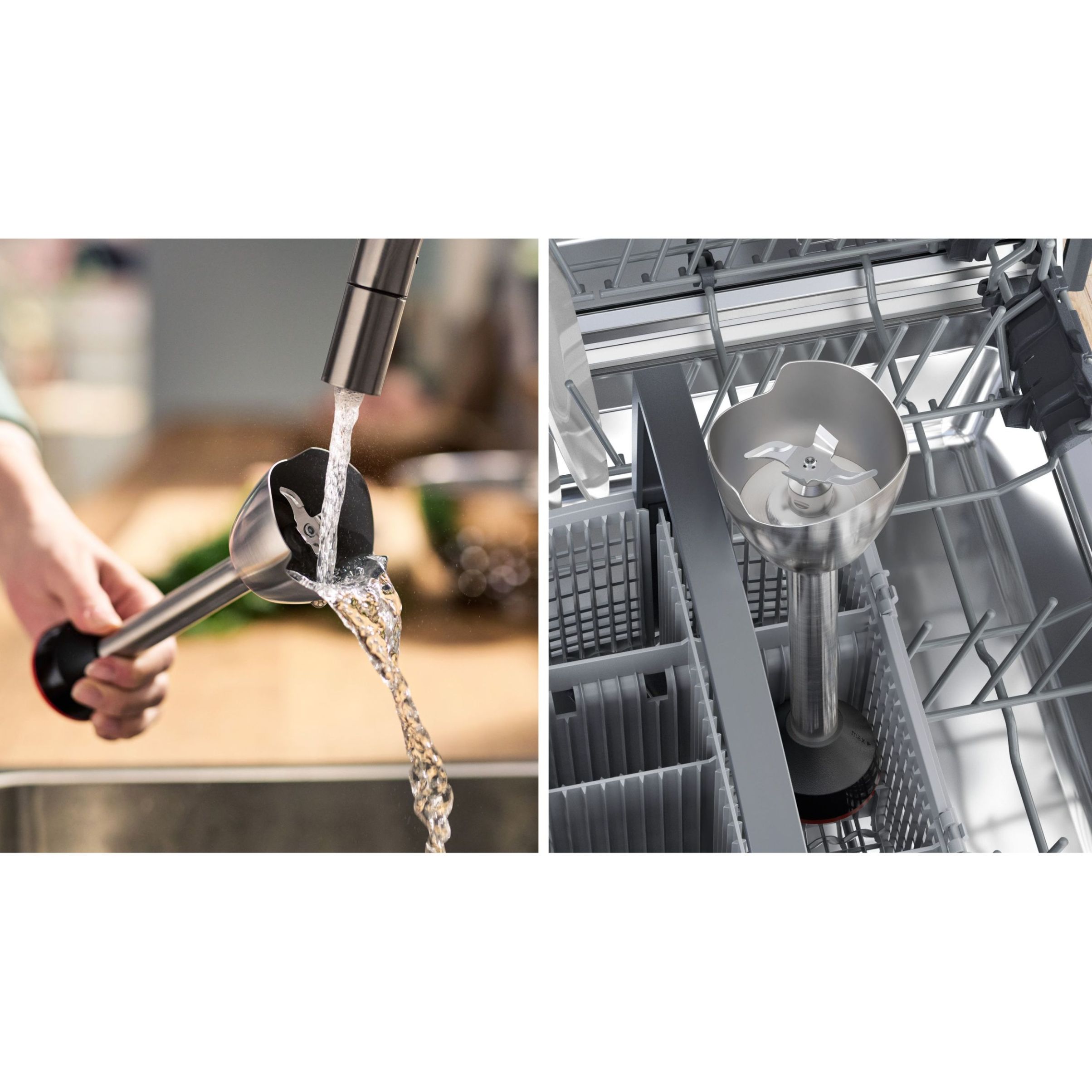 Blender de mână BOSCH Serie 4 ErgoMaster MSM4W210, 600W, Alb