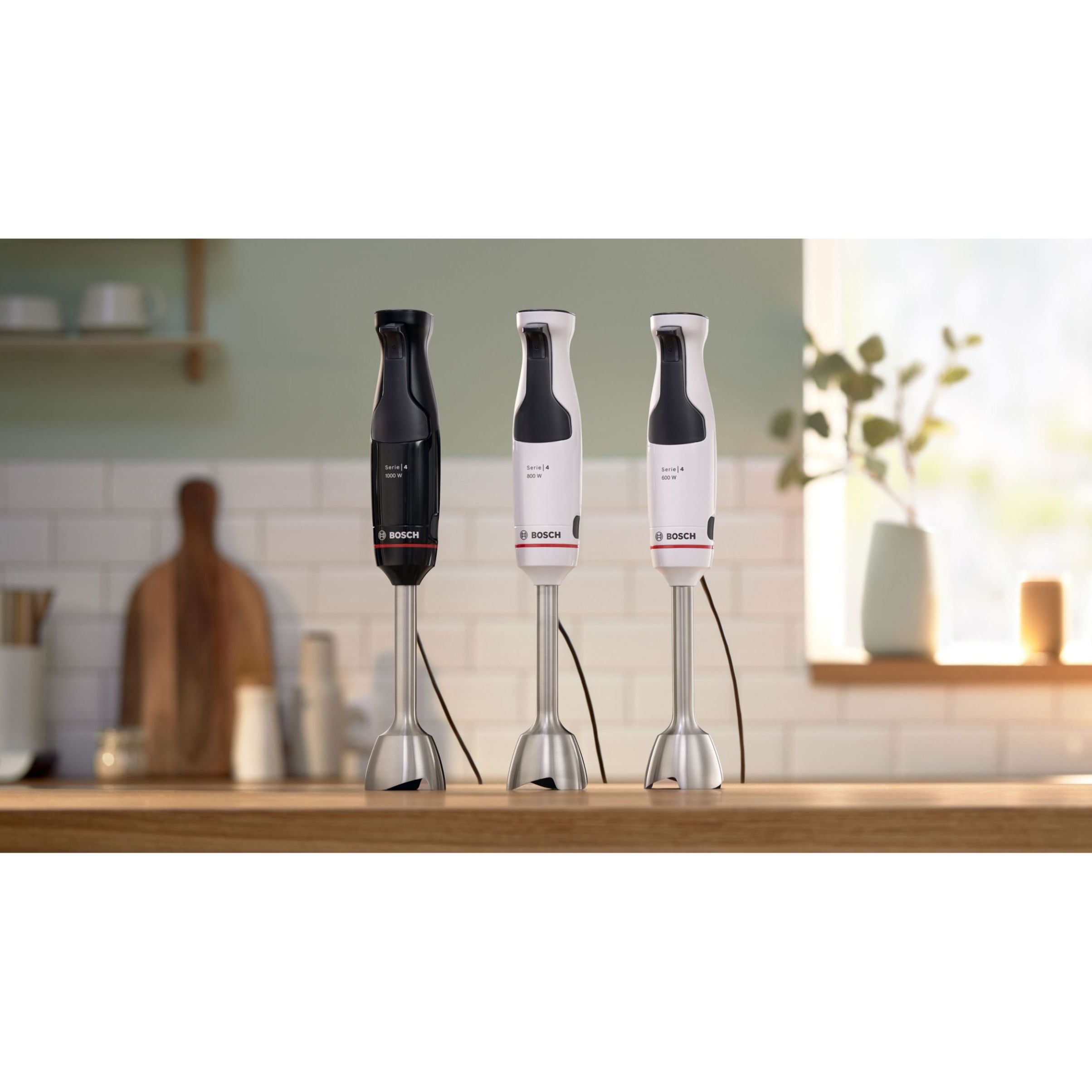 Blender de mână BOSCH Serie 4 ErgoMaster MSM4W210, 600W, Alb