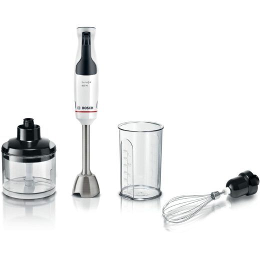 Blender de mână BOSCH Serie 4 ErgoMaster MSM4W421  800W  Alb
