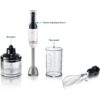 Blender de mână BOSCH Serie 4 ErgoMaster MSM4W421, 800W, Alb