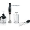 Blender de mână BOSCH Serie 4 ErgoMaster MSM4B621, 1000W, Anthracite