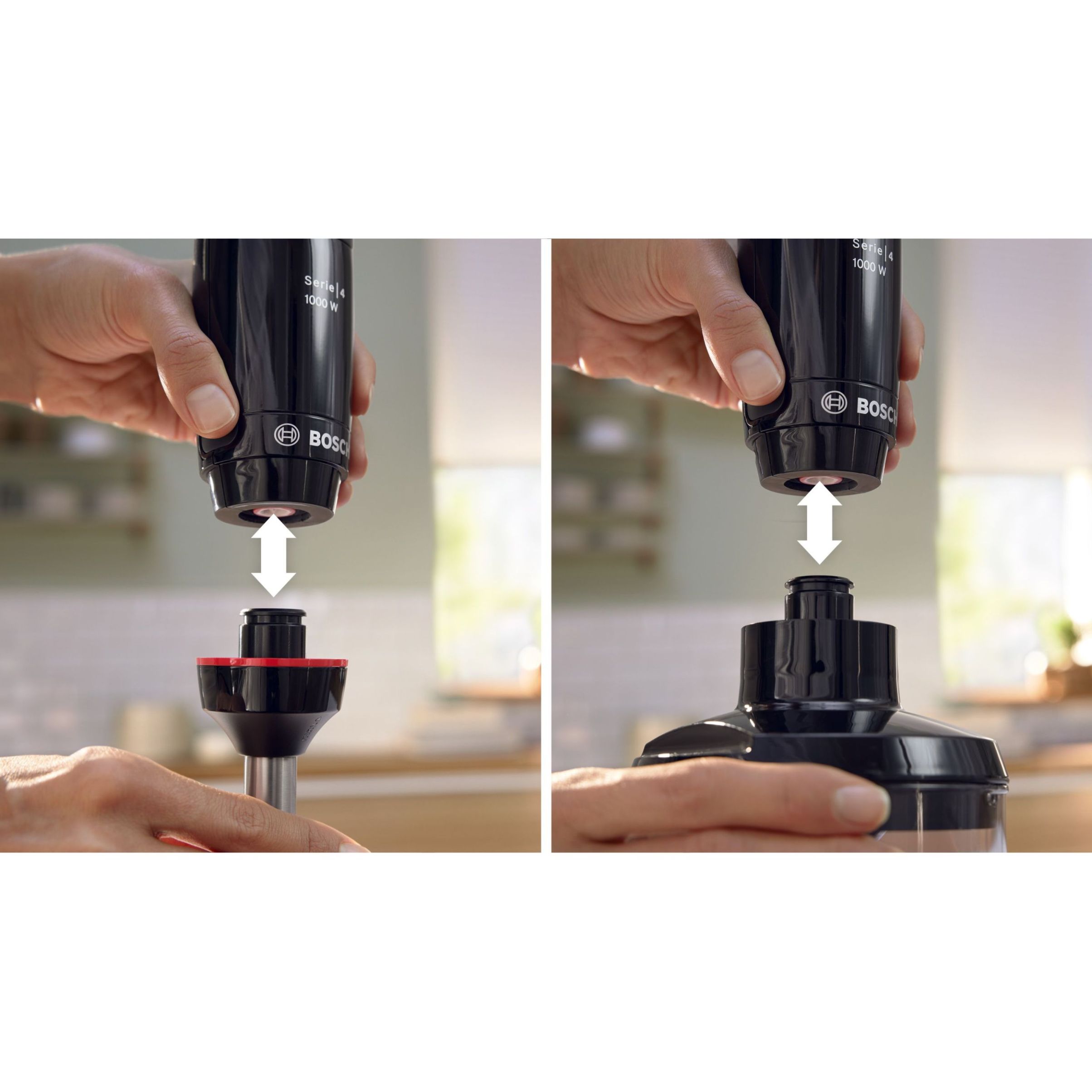 Blender de mână BOSCH Serie 4 ErgoMaster MSM4B621, 1000W, Anthracite