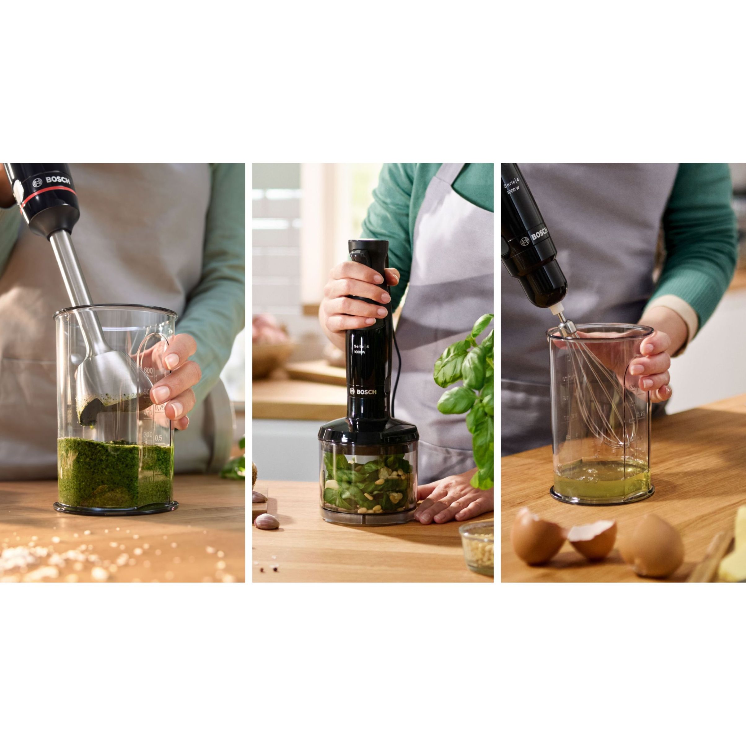 Blender de mână BOSCH Serie 4 ErgoMaster MSM4B621, 1000W, Anthracite