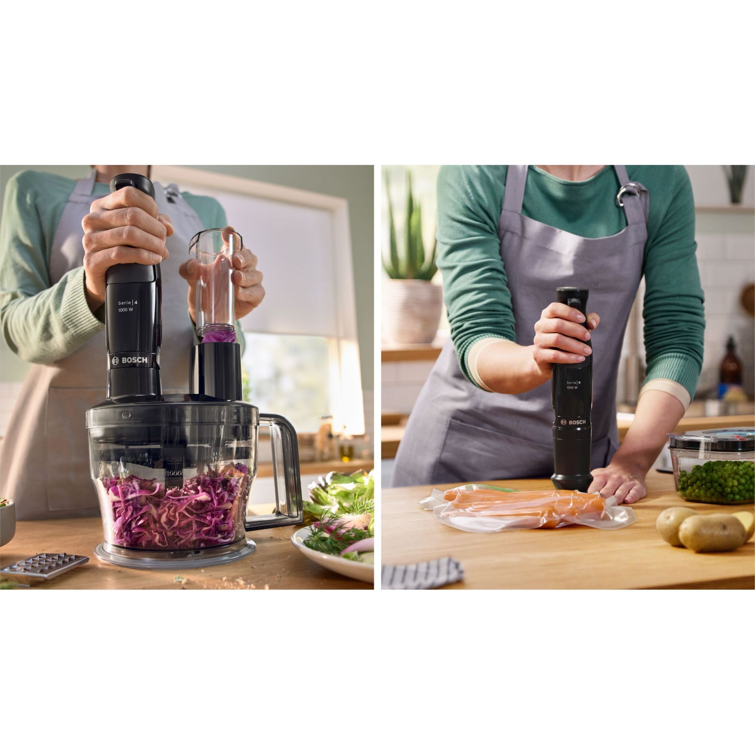 Blender de mână BOSCH Serie 4 ErgoMaster MSM4B621, 1000W, Anthracite