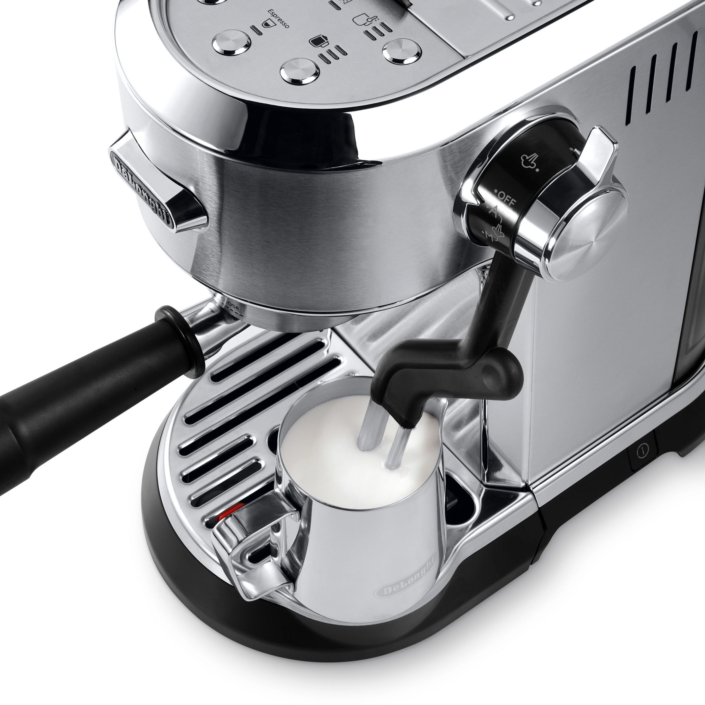 Espressor manual cu pompă De’Longhi Dedica Maestro Plus EC950.M – 0132106249  Shiny Metal