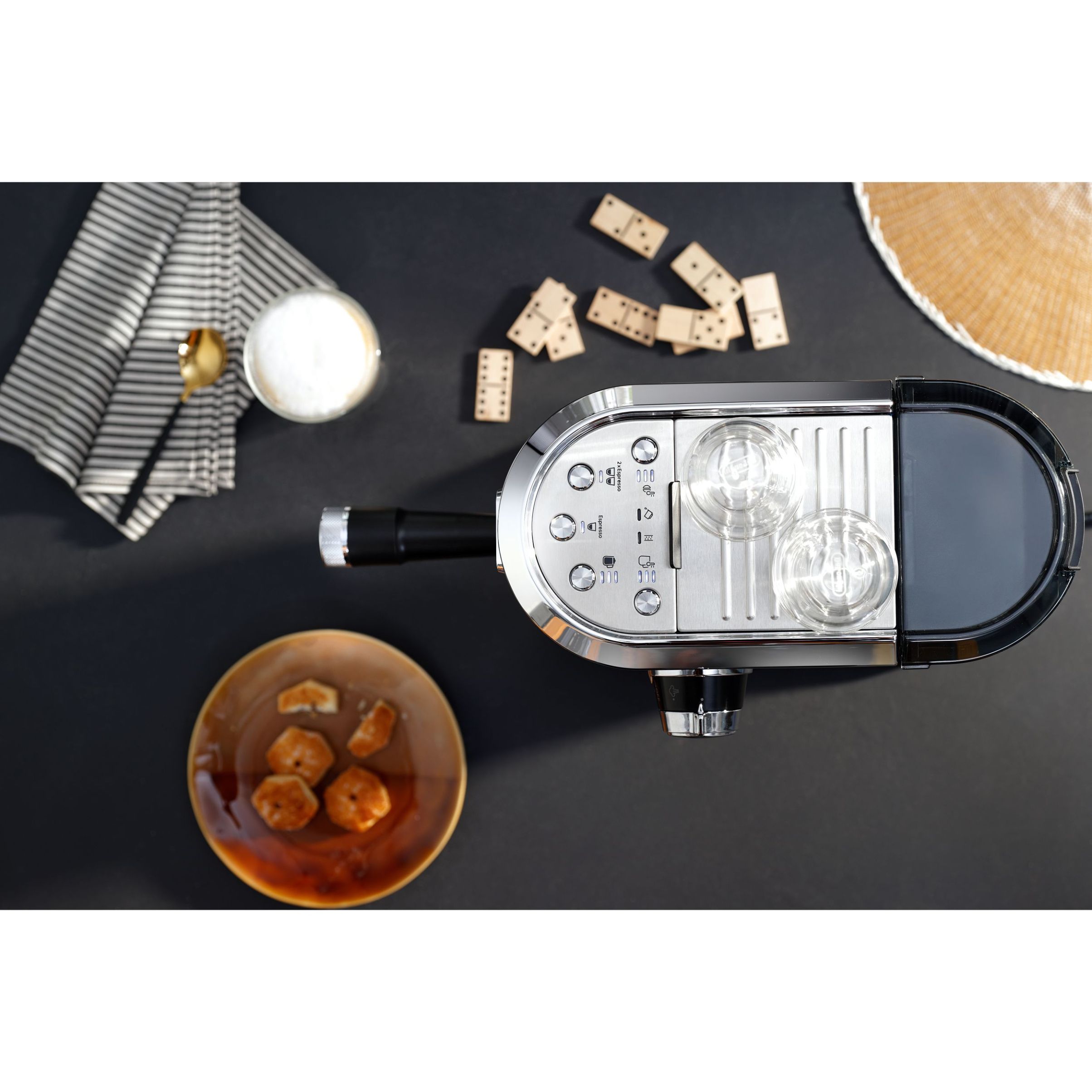 Espressor manual cu pompă De’Longhi Dedica Maestro Plus EC950.M – 0132106249  Shiny Metal