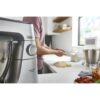 Robot de bucătărie planetar KENWOOD Titanium Chef Baker XL KVL85.124SI – 0W20011385, 1200W, 2 vase (7l/5l), Cântar integrat, Blender, Silver