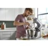 Robot de bucătărie planetar KENWOOD Titanium Chef Baker XL KVL85.124SI – 0W20011385, 1200W, 2 vase (7l/5l), Cântar integrat, Blender, Silver