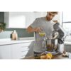 Robot de bucătărie planetar KENWOOD Titanium Chef Baker XL KVL85.124SI – 0W20011385, 1200W, 2 vase (7l/5l), Cântar integrat, Blender, Silver