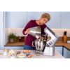 Robot de bucătărie planetar KENWOOD Titanium Chef Baker XL KVL85.124SI – 0W20011385, 1200W, 2 vase (7l/5l), Cântar integrat, Blender, Silver