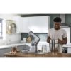 Robot de bucătărie planetar KENWOOD Titanium Chef Baker XL KVL85.124SI – 0W20011385, 1200W, 2 vase (7l/5l), Cântar integrat, Blender, Silver