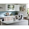 Robot de bucătărie planetar KENWOOD Titanium Chef Baker XL KVL85.124SI – 0W20011385, 1200W, 2 vase (7l/5l), Cântar integrat, Blender, Silver