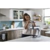 Robot de bucătărie planetar KENWOOD Titanium Chef Baker XL KVL85.124SI – 0W20011385, 1200W, 2 vase (7l/5l), Cântar integrat, Blender, Silver