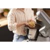 Robot de bucătărie planetar KENWOOD Titanium Chef Baker XL KVL85.124SI – 0W20011385, 1200W, 2 vase (7l/5l), Cântar integrat, Blender, Silver