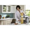 Robot de bucătărie planetar KENWOOD Titanium Chef Baker XL KVL85.124SI – 0W20011385, 1200W, 2 vase (7l/5l), Cântar integrat, Blender, Silver