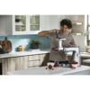 Robot de bucătărie planetar KENWOOD Titanium Chef Baker XL KVL85.124SI – 0W20011385, 1200W, 2 vase (7l/5l), Cântar integrat, Blender, Silver